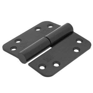 DX Kogelstiftpaumelle Rond Zwart 89x89x3mm Din Links SKG*** H379-89892314