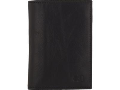 Senza Senza Pure Leather Card Holder Deep Black