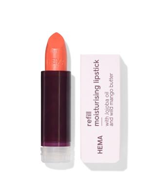 HEMA Navulling Moisturising Lipstick 25 Queen Of Orange - Satin (oranje)