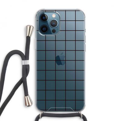 Rooster: iPhone 12 Pro Max Transparant Hoesje met koord
