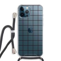 Rooster: iPhone 12 Pro Max Transparant Hoesje met koord