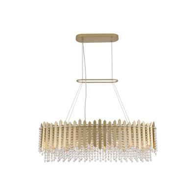 Searchlight HanglampSpear goud ovaal - 44711-8GO