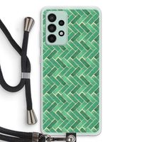 Moroccan tiles 2: Samsung Galaxy A52s 5G Transparant Hoesje met koord