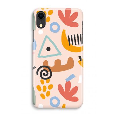 Abstract: iPhone XR Volledig Geprint Hoesje