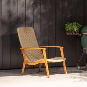WOOOD Outdoor Fauteuil 'Stony' Teakhout en touw