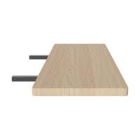 Bolia Graceful verlengblad set van 2 - 95 cm - 40 mm - wit geolied eiken