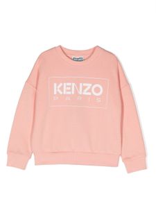 Kenzo Kids sweat à logo imprimé - Rose