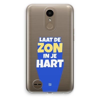 Laat de zon in je hart: LG K10 (2017) Transparant Hoesje