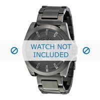 Diesel horlogeband DZ1692 Roestvrij staal (RVS) Grijs 24mm - thumbnail