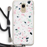 Terrazzo N°3: Samsung Galaxy J6 (2018) Transparant Hoesje met koord