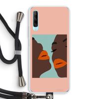 Orange lips: Huawei P Smart Pro Transparant Hoesje met koord