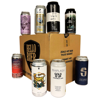 Hellobier Bierpakket IPA Internationaal 8 of 12 bieren
