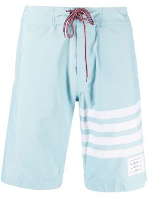 Thom Browne short à 4 bandes signature - Bleu