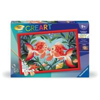 CreArt Kids 31x21cm Viskusjes, Schilderen op Nummer Kit, Kunstnummer, Leeftijd 7+, 25853, Ravensburger