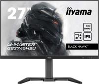 iiyama G-MASTER GB2745HSU-B2 LED display 68,6 cm (27") 1920 x 1080 Pixels Full HD Zwart iiyama G-MASTER GB2745HSU-B2 LED display 68,6 cm (27") 1920 x 1080 Pixels Full HD Zwart