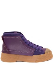 JW Anderson baskets montantes à design à empiècements - Violet