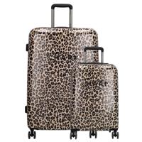 Charm London Capetown Travel Trolley Set-Leopard Charm London Capetown Travel Trolley Set-Leopard