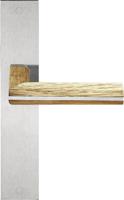 Formani Piet Boon TWO PBL22P236SFC deurkruk op schild blind - mat RVS/eikenhout