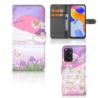 Xiaomi Redmi Note 11 Pro 5G/4G | Telefoonhoesje | Met pasjeshouder | Bird Flying