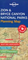 Wegenkaart - landkaart Planning Map Zion - Bryce Canyon National Parks | Lonely Planet - thumbnail