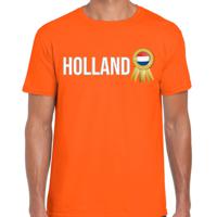 Verkleed T-shirt voor heren - Holland - oranje - voetbal supporter - themafeest - Nederland