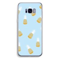Ananasjes: Samsung Galaxy S8 Plus Transparant Hoesje