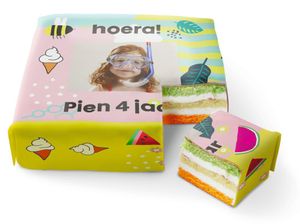 HEMA 3D Drie Kleuren Fototaart 9 P.