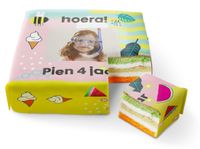 HEMA 3D Drie Kleuren Fototaart 9 P. - thumbnail
