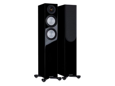 Monitor Audio Silver 200 7G vloerstaande speaker - Hoogglans zwart (per paar)