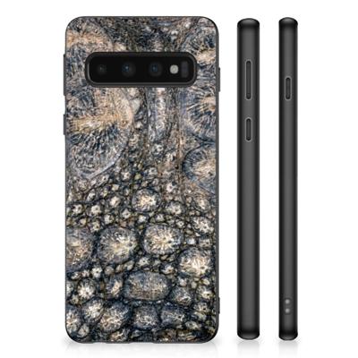 Samsung Galaxy S10 Back Cover Krokodillenprint