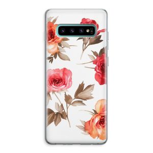 Roosjes: Samsung Galaxy S10 Plus Transparant Hoesje