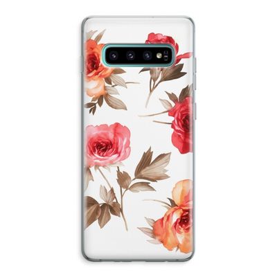 Roosjes: Samsung Galaxy S10 Plus Transparant Hoesje