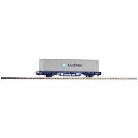 Piko H0 97162 H0 containerwagen 1x40 container Maersk van de PKP Cargo - thumbnail