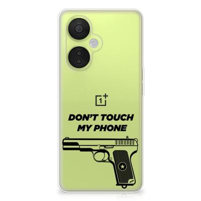 OnePlus Nord CE 3 Lite Silicone-hoesje Pistol DTMP OnePlus Nord CE 3 Lite Silicone-hoesje Pistol DTMP
