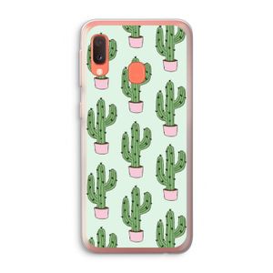 Cactus Lover: Samsung Galaxy A20e Transparant Hoesje