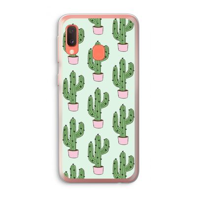 Cactus Lover: Samsung Galaxy A20e Transparant Hoesje