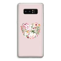 GRL PWR Flower: Samsung Galaxy Note 8 Transparant Hoesje