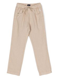 Il Gufo pantalon léger à lien de resserrage - Tons neutres