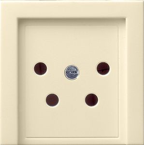 Gira inzetplaat telefonie creme wit