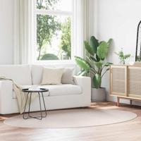 VidaXL Vloerkleden ovaal huarte zand 160 x 230 cm 100% polyester