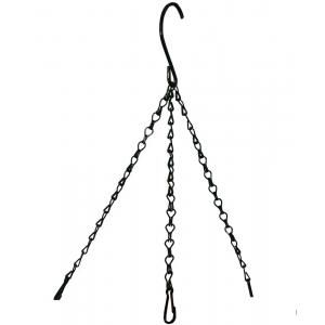 Ketting voor hanging basket zwart gecoat Ø 35 cm