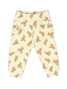 Palm Angels Kids pantalon à imprimé Teddy Bear - Jaune