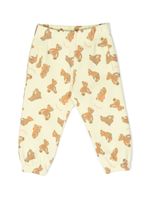 Palm Angels Kids pantalon à imprimé Teddy Bear - Jaune