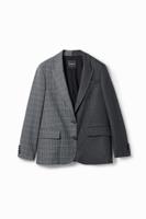 Rechte blazer Prince of Wales patch - BLACK - XL Rechte blazer Prince of Wales patch - BLACK - XL