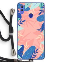 Tropisch: Honor Note 10 Transparant Hoesje met koord