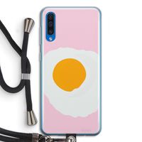Sunny side up: Samsung Galaxy A50 Transparant Hoesje met koord