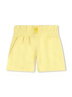 Dkny Kids short en coton à logo imprimé - Jaune