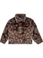 Supreme veste Bandana en fourrure artificielle - Marron