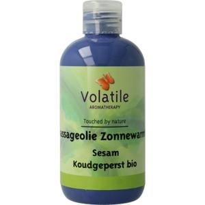 Volatile massageolie sesam zonnewarmte