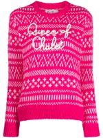 MC2 Saint Barth pull Queen of Chalet en maille Fair Isle - Rose - thumbnail